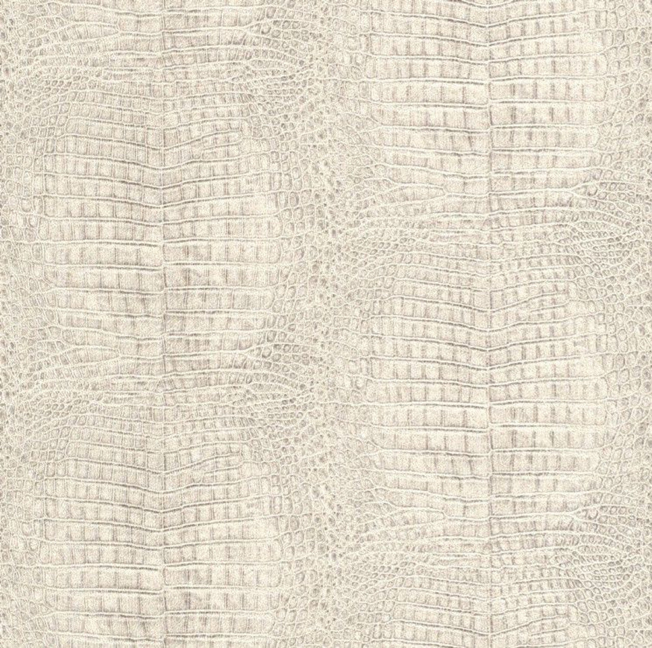 422566 - African Queen Croc Effect Wallpaper - Cream - Rasch