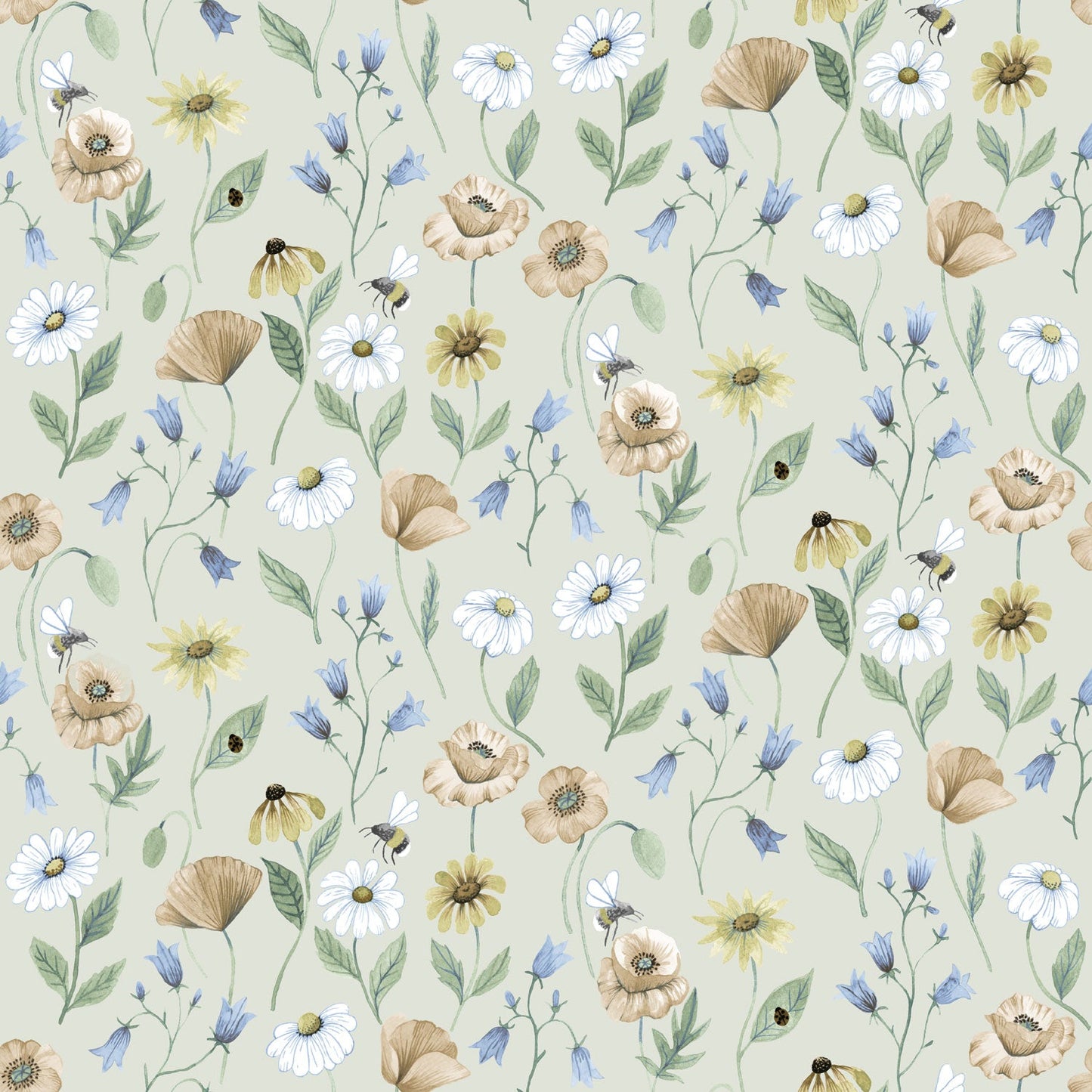 43103 - Blaklocka Wallpaper - Beige - Midbec
