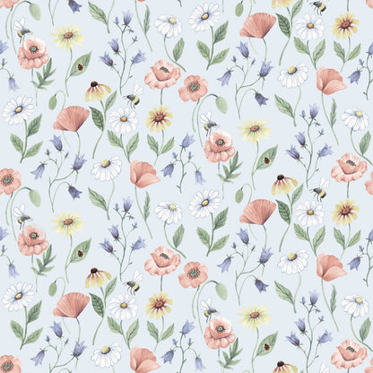 43104 - Blaklocka Wallpaper - Blue/Gray - Midbec