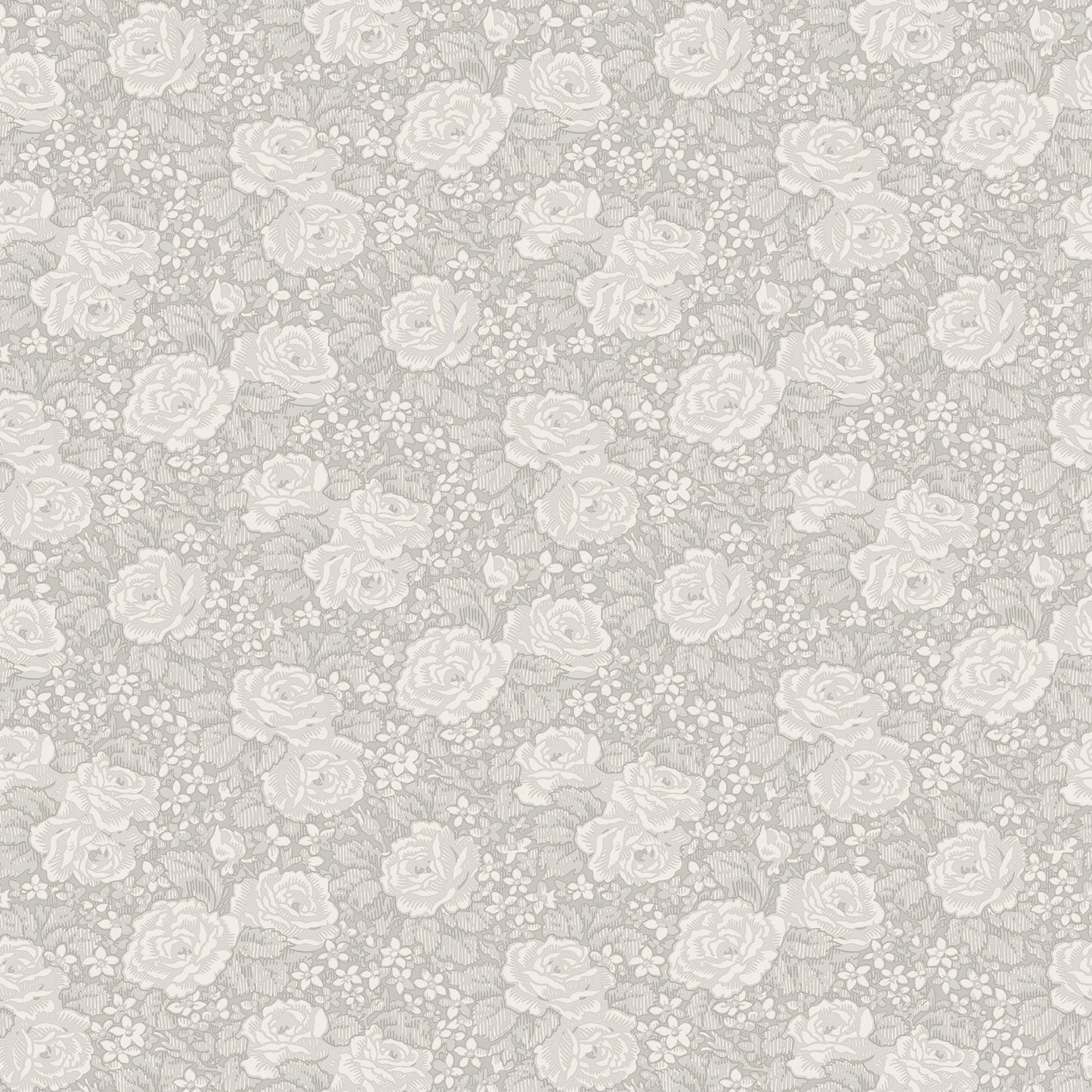 43105 - Rosengang Wallpaper - Neutral Gray - Midbec