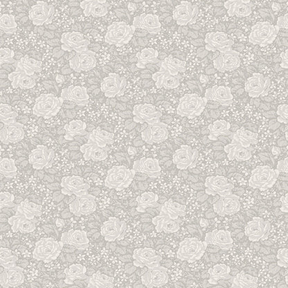 43105 - Rosengang Wallpaper - Neutral Gray - Midbec