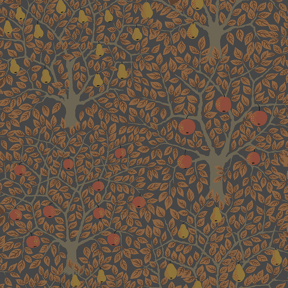 44109 - Pomona Wallpaper - Brown - Midbec