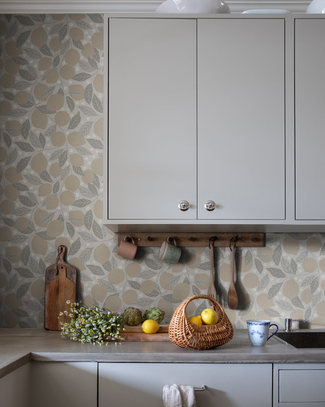 44117 - Lemona Wallpaper - Gray - Midbec