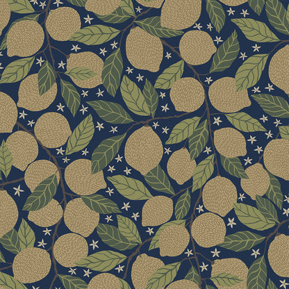44118 - Lemona Wallpaper - Blue - Midbec