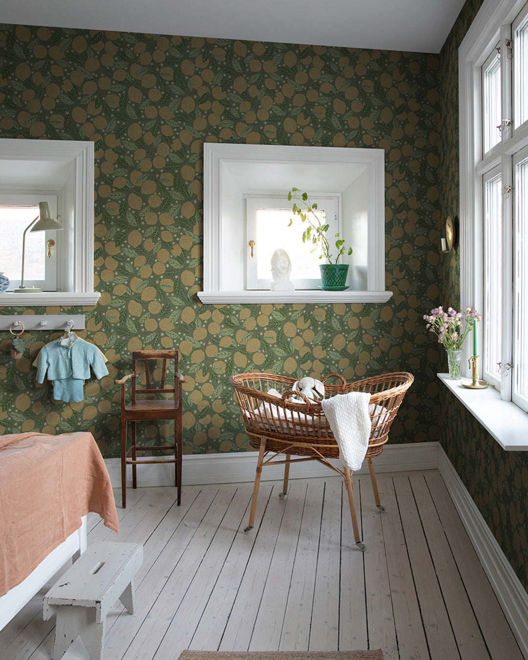 44119 - Lemona Wallpaper - Green - Midbec