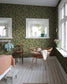 44119 - Lemona Wallpaper - Green - Midbec