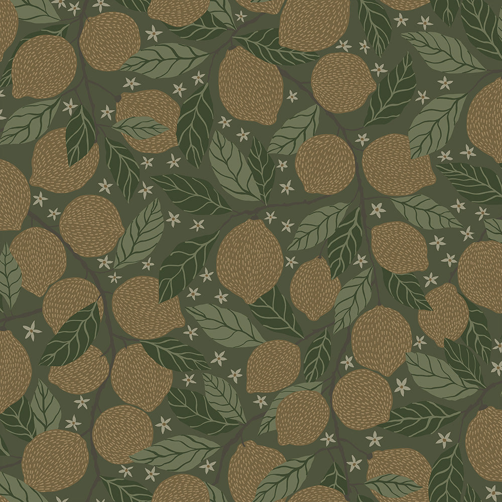 44119 - Lemona Wallpaper - Green - Midbec