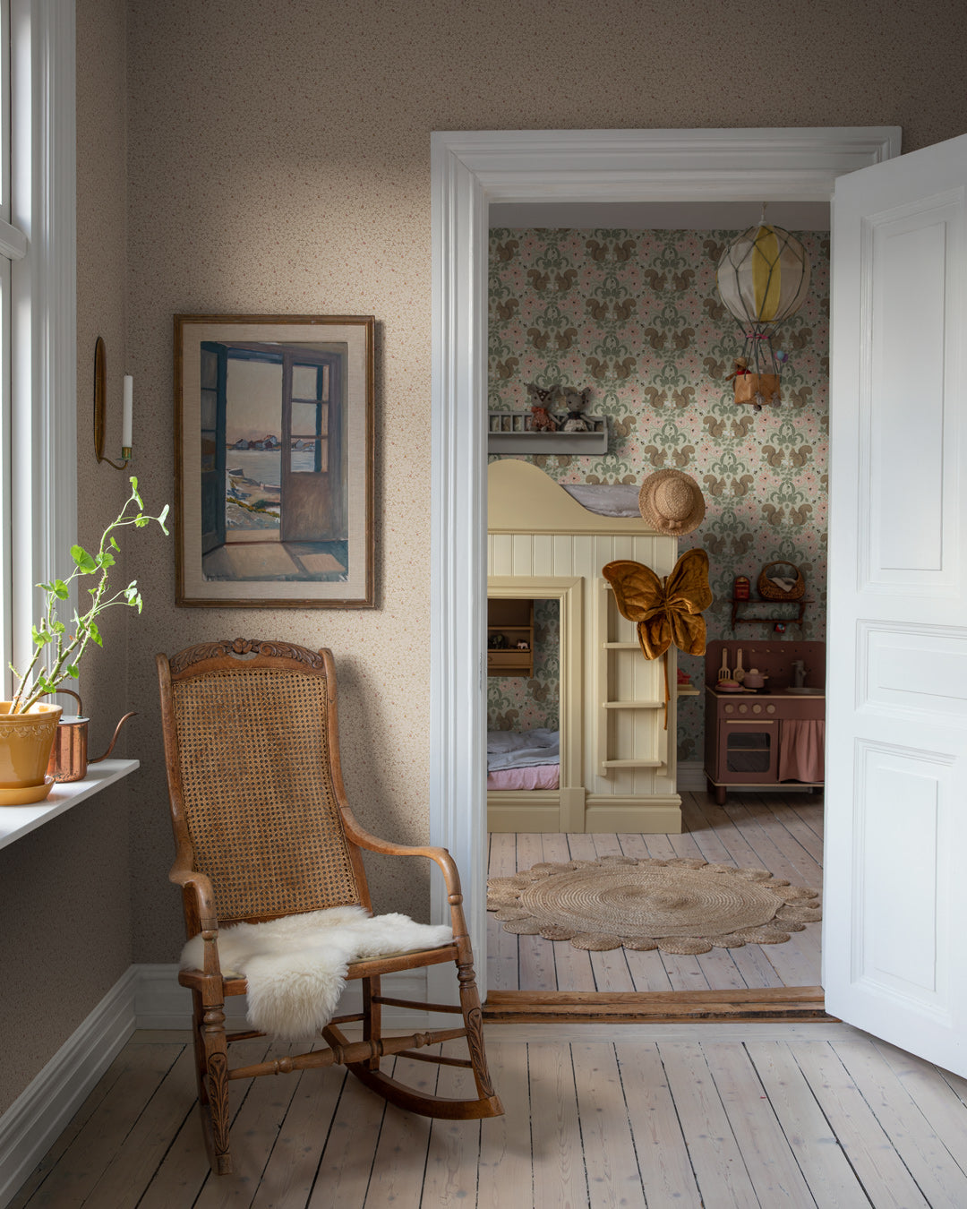 44120 - Kurre Wallpaper - Pink - Midbec