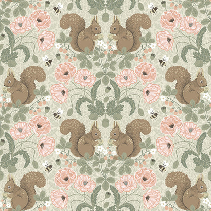 44120 - Kurre Wallpaper - Pink - Midbec