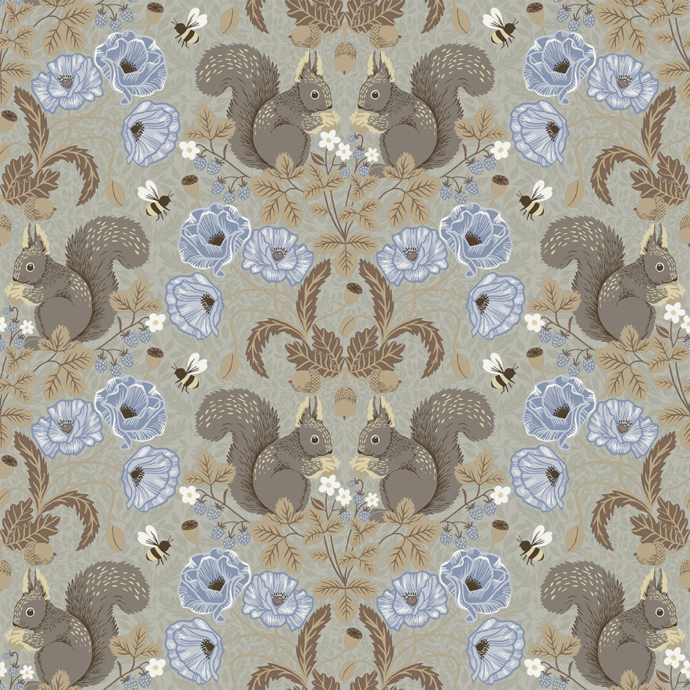 44121 - Kurre Wallpaper - Light Blue - Midbec