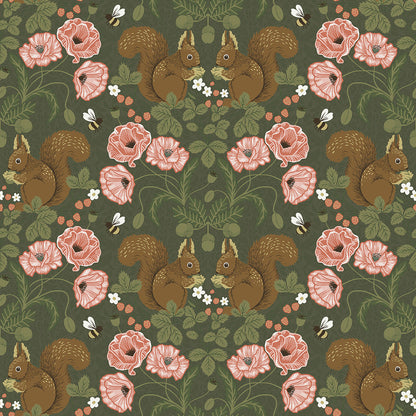 44124 - Kurre Wallpaper - Green - Midbec