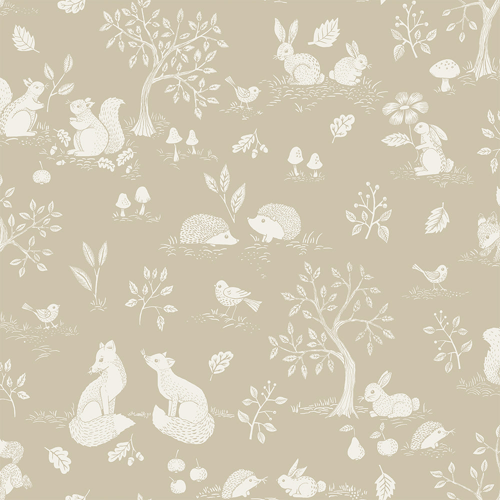 44126 - Ivar Wallpaper - Beige - Midbec