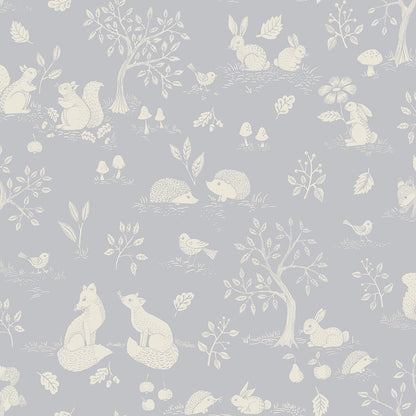 44128 - Ivar Wallpaper - Light Blue - Midbec