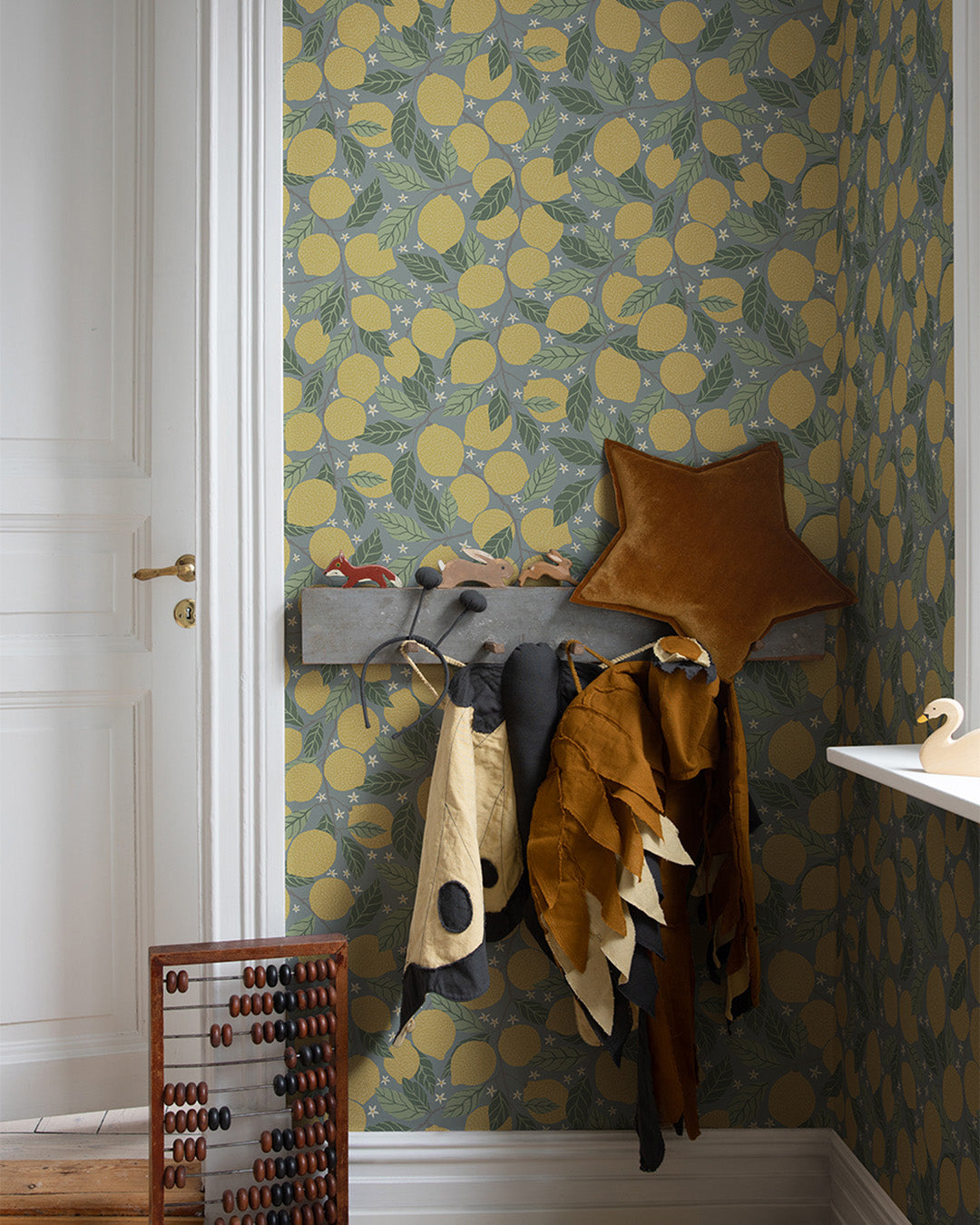 44132 - Lemona Wallpaper - Dark Gray - Midbec