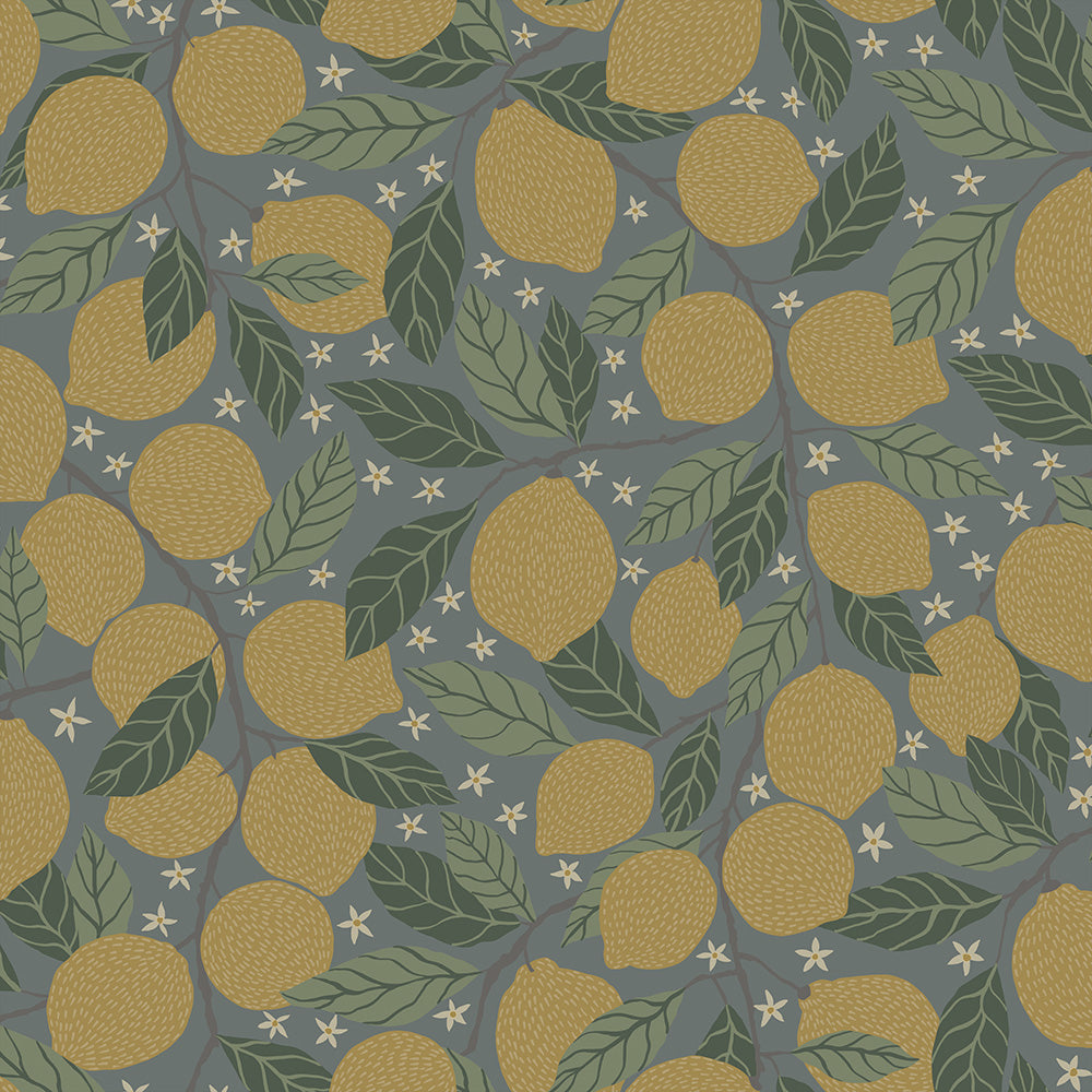 44132 - Lemona Wallpaper - Dark Gray - Midbec