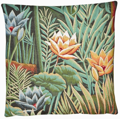Tropical Forest I Tapestry Cushion with Feather Filler 