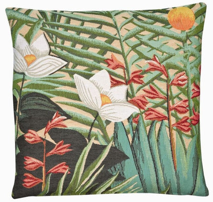 Tropical Forest II Tapestry Cushion with Feather Filler 