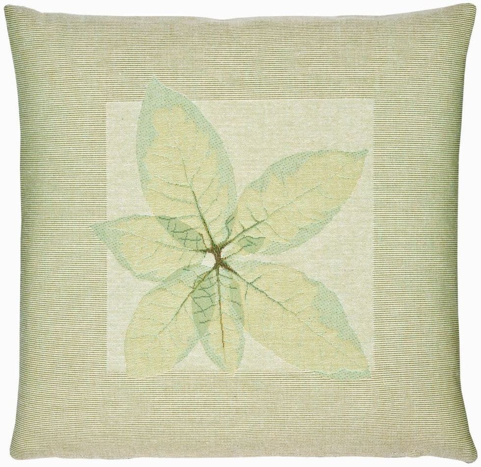 Leaves II Tapestry Cushion with Feather Filler 