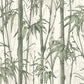 484847 - Florentine III Bamboo Wallpaper - Green - Rasch