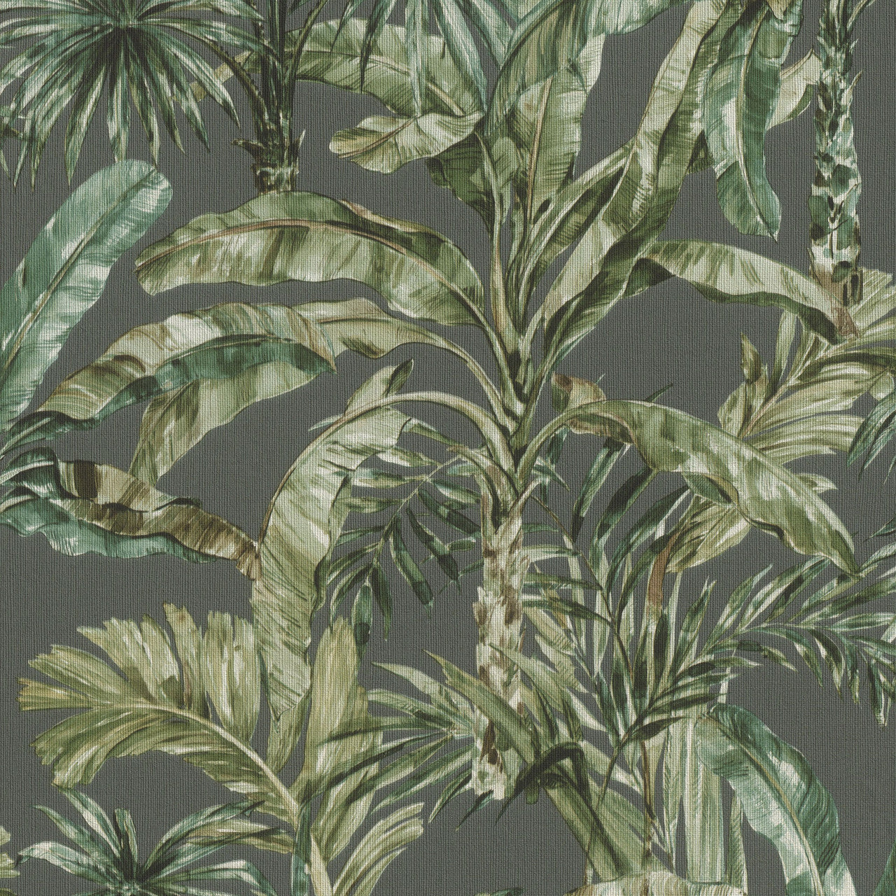485271 - Florentine Jungle Leaves Wallpaper - Green - Rasch