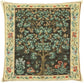 Tree of Life Dark Tapestry Cushion with Feather Filler 