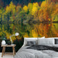 Wall-art Autumn Forest Lake Wall Mural