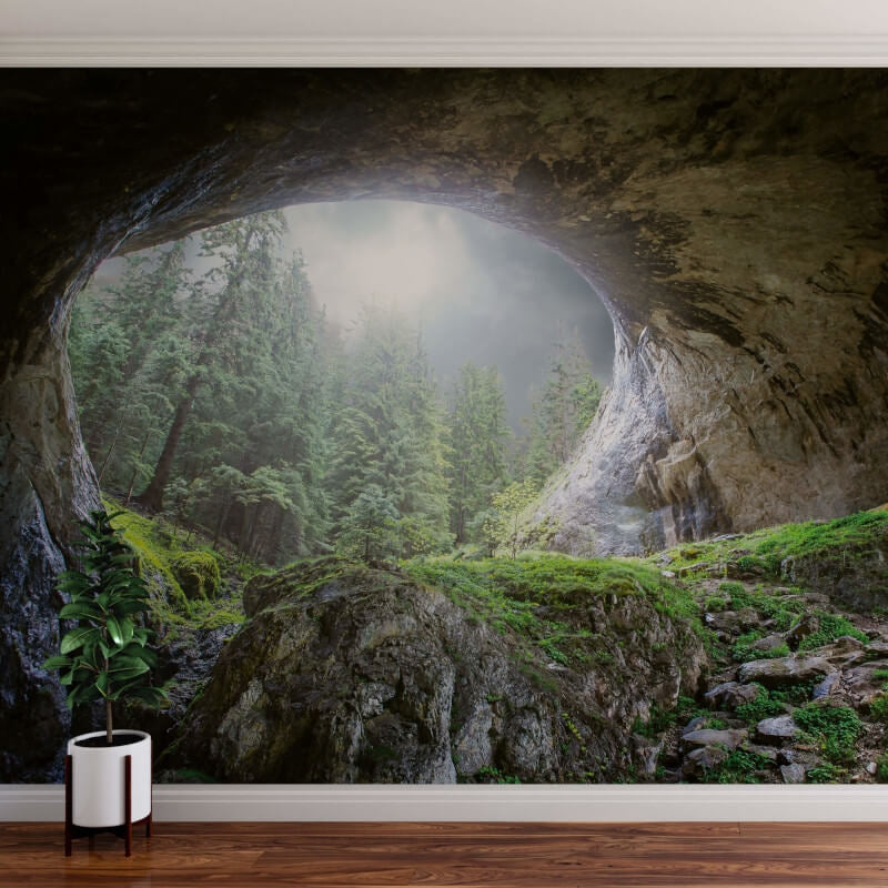 Wall-art Cave in The Forest Wall Mural