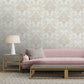 526257 - Bellini Vasari Damask Wallpaper  - Silver and Gold - Rasch