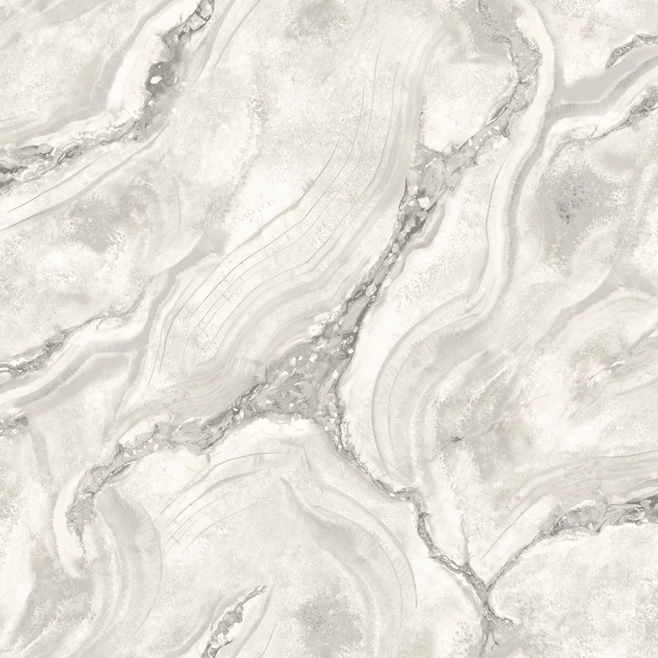 529463 - Vasari Marble Wallpaper - Grey - Rasch