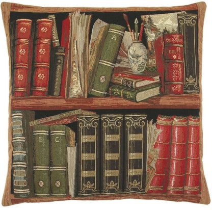 Library III Tapestry Cushion with Feather Filler 