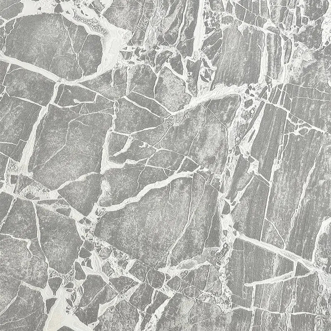 538151 - Enzo Marble Wallpaper - Grey - Rasch