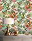539066 - Paradise Birds Vasari Wallpaper - Multi - Rasch