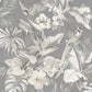 539073 - Paradise Birds Vasari Wallpaper - Grey - Rasch