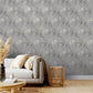 539547 - Paradise Palm Vasari Wallpaper - Grey - Rasch