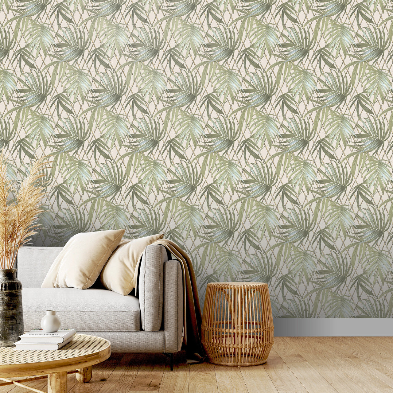 539561 - Paradise Palm Vasari Wallpaper - Green - Rasch