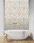 539769 - Sonata Damask Wallpaper - Gold - Rasch