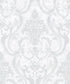 539776 - Sonata Damask Wallpaper - Silver Grey - Rasch
