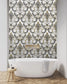 539783 - Sonata Damask Wallpaper - Black Gold - Rasch