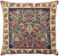 Corinthe Green Tapestry Cushion with Feather Filler 