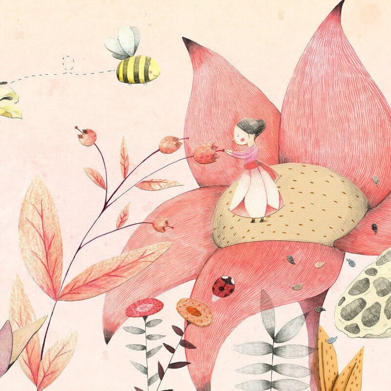 Wall-art Thumbelina Wall Mural