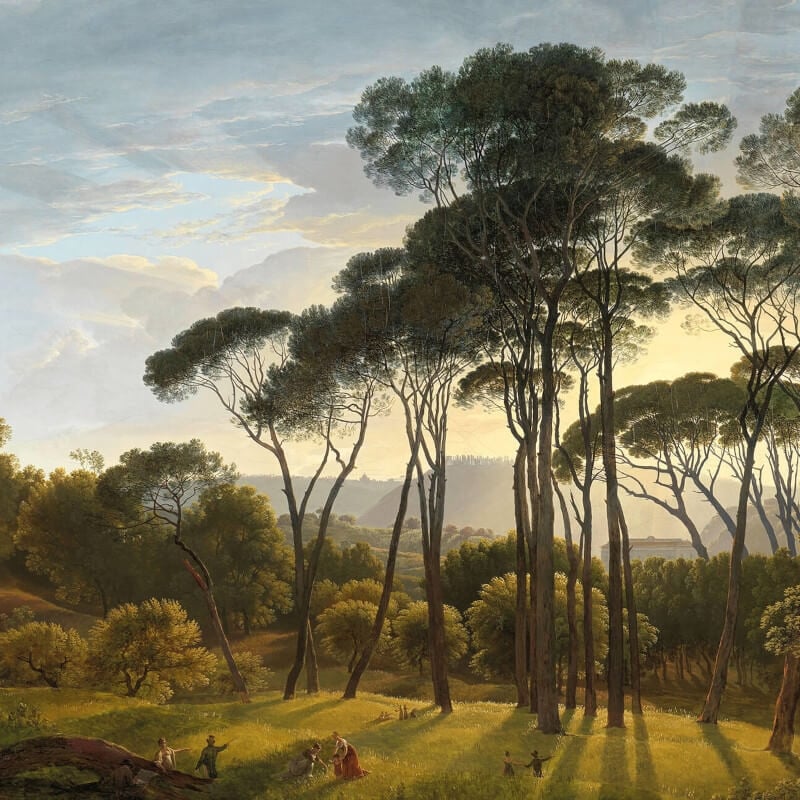 Wall-art Classic Italian Landscape Wall Mural