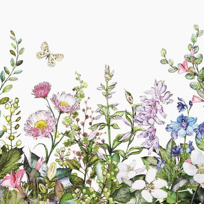 Wall-art Summer Flowers Wall Mural