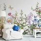 Wall-art Summer Flowers Wall Mural