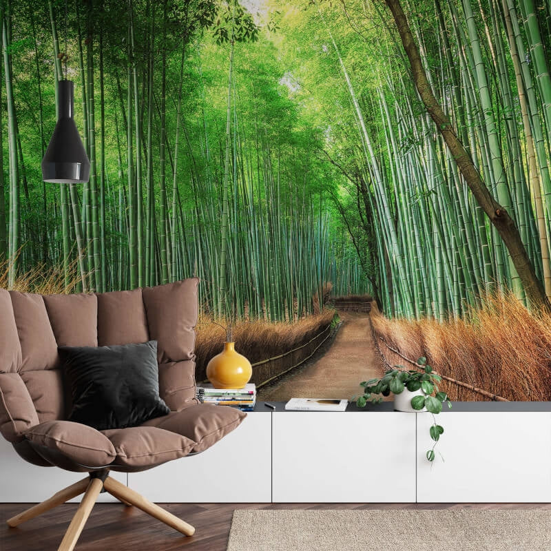 Wall-art Bamboo Grove Kyoto Wall Mural
