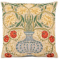 Morris Flowerpot Tapestry Cushion with Feather Filler 