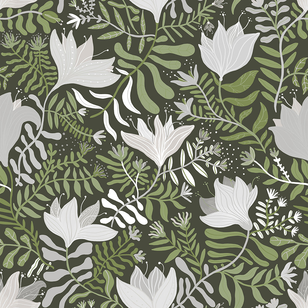 55008 - Brita Wallpaper - Green - Midbec