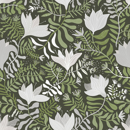 55008 - Brita Wallpaper - Green - Midbec