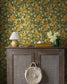 55016 - Henni Wallpaper - Green / Yellow - Midbec