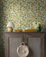 55018 - Henni Wallpaper - Green Yellow - Midbec