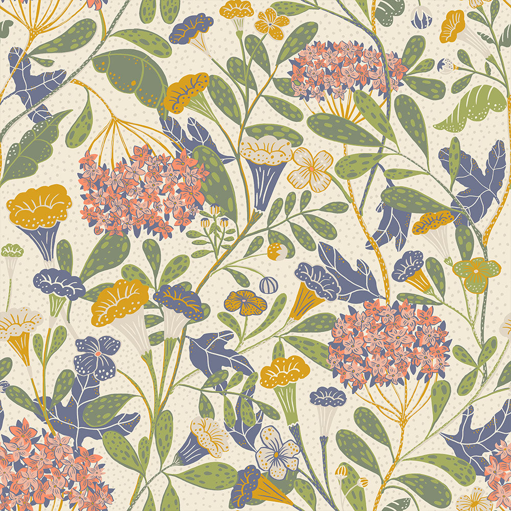 55021 - Hybbe Wallpaper - Beige - Midbec